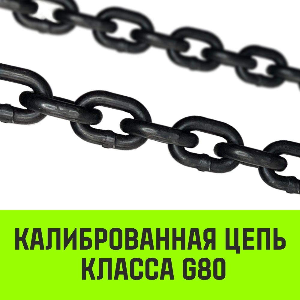Строп цепной с крюком 1СЦ HITCH Professional, 8 класс прочности - фото