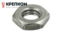 Гайка низкая М10 DIN 439, нержавеющая сталь А2, 200 шт