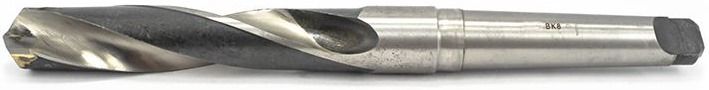 Сверло по металлу с коническим хвостовиком, с пластиной ВК8 РИ - фото