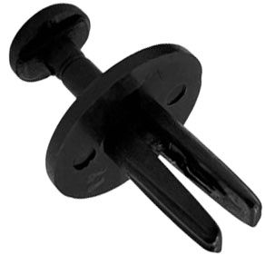 Клипса автомобильная крепежная с нажимным штырьком AS-041 - фото