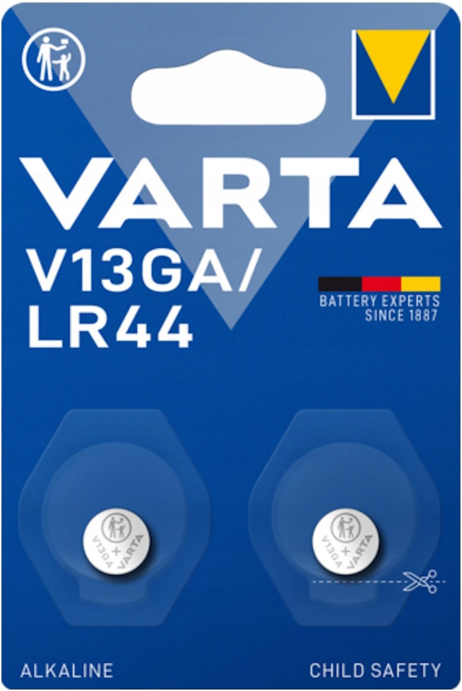 Изображение товара Батарейка Varta Alkaline V13GA, 2 шт Изображение товара Батарейка Varta Alkaline V13GA, 2 шт