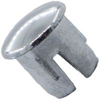 Заглушка внутренняя для круглых труб ДХУ, пластик хромированный, цвет в ассортименте