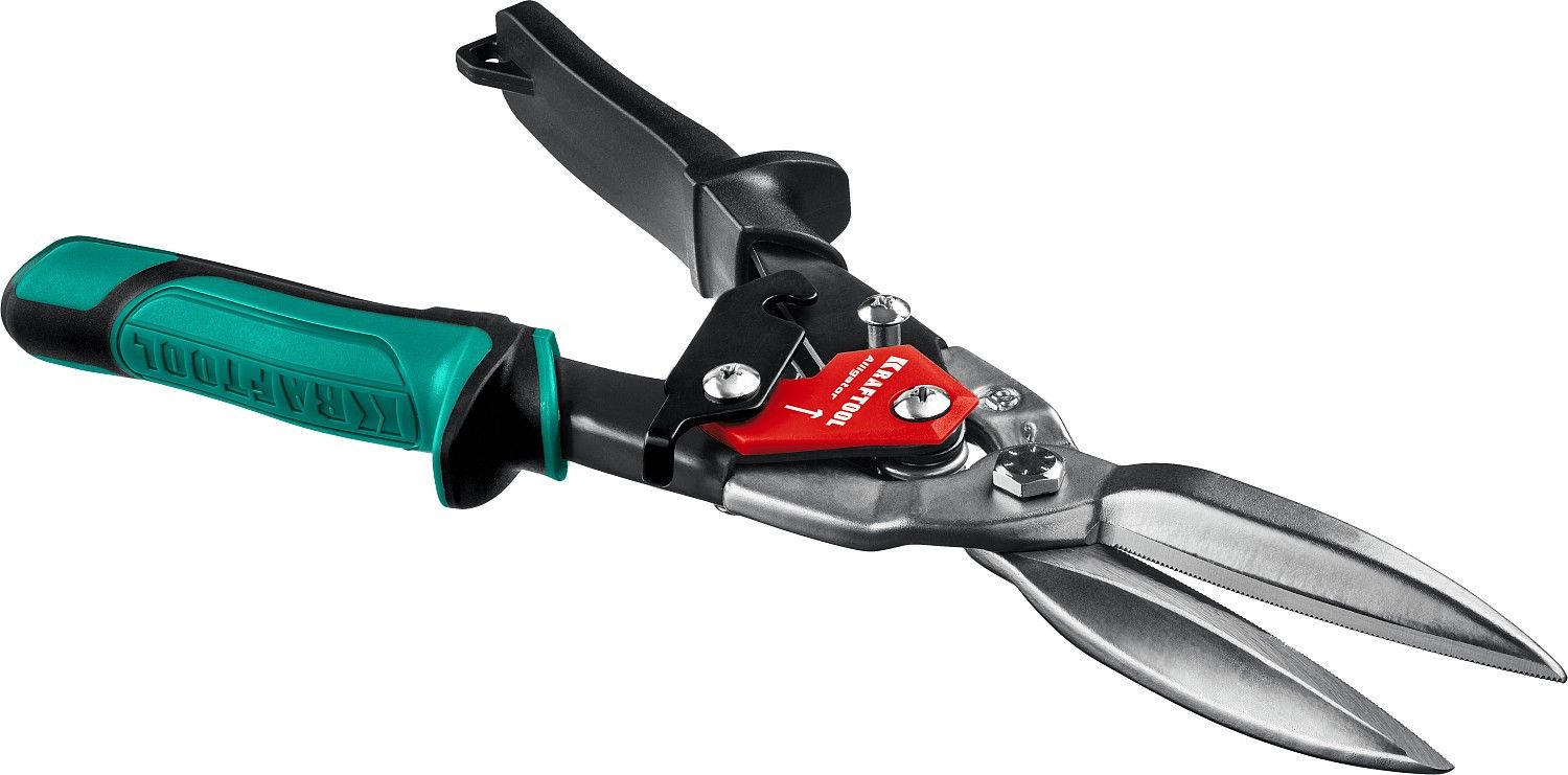 Ножницы по металлу прямые удлиненные 290 мм Alligator Kraftool 2328-SL - фото