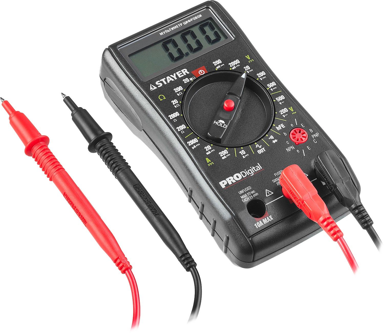 Мультиметр цифровой Stayer PRO-Digital 45310 - фото