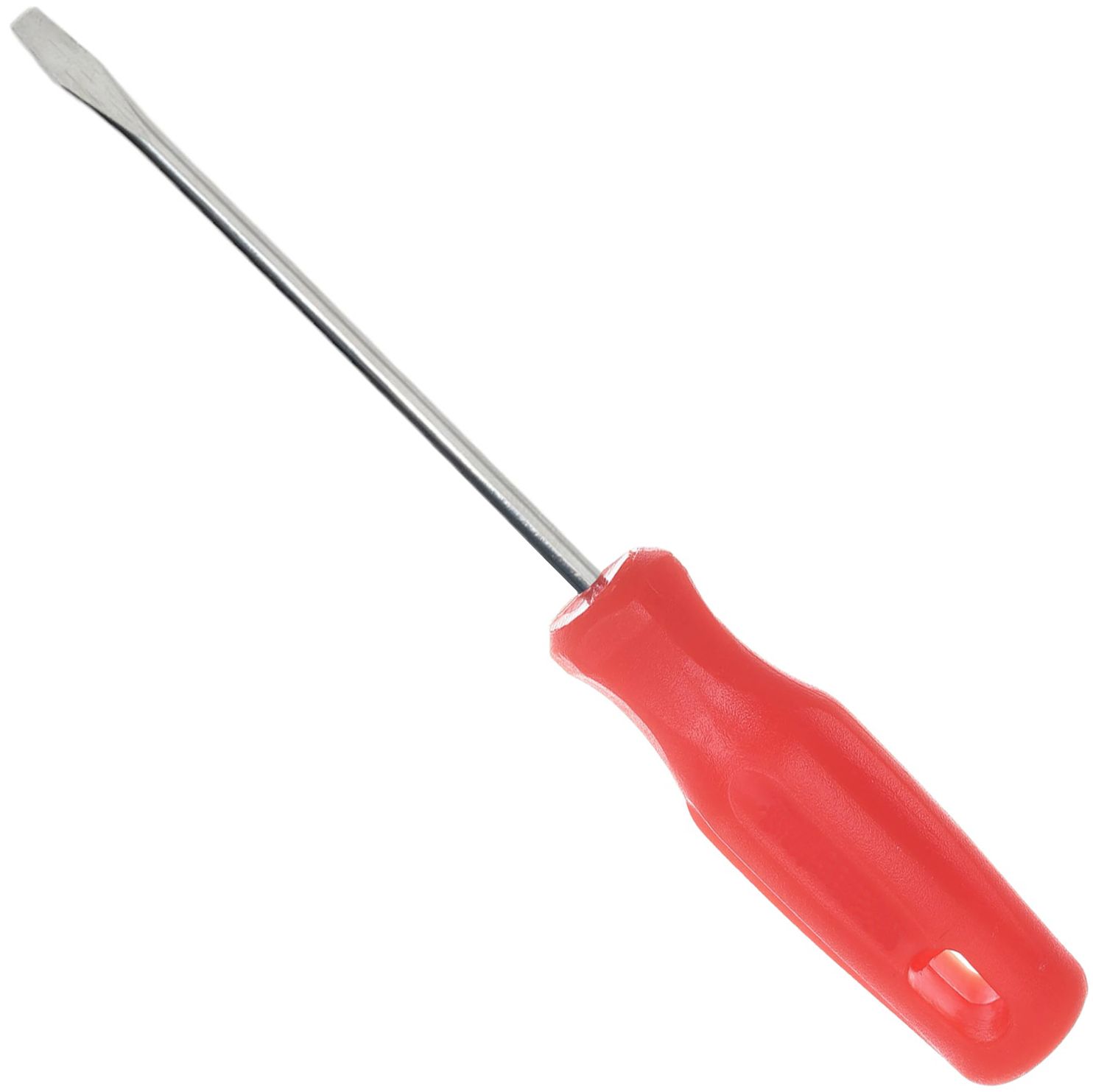 Отвертка шлицевая SL3х0,6х100 мм Волжский Инструмент 5705065, красная ручка - фото