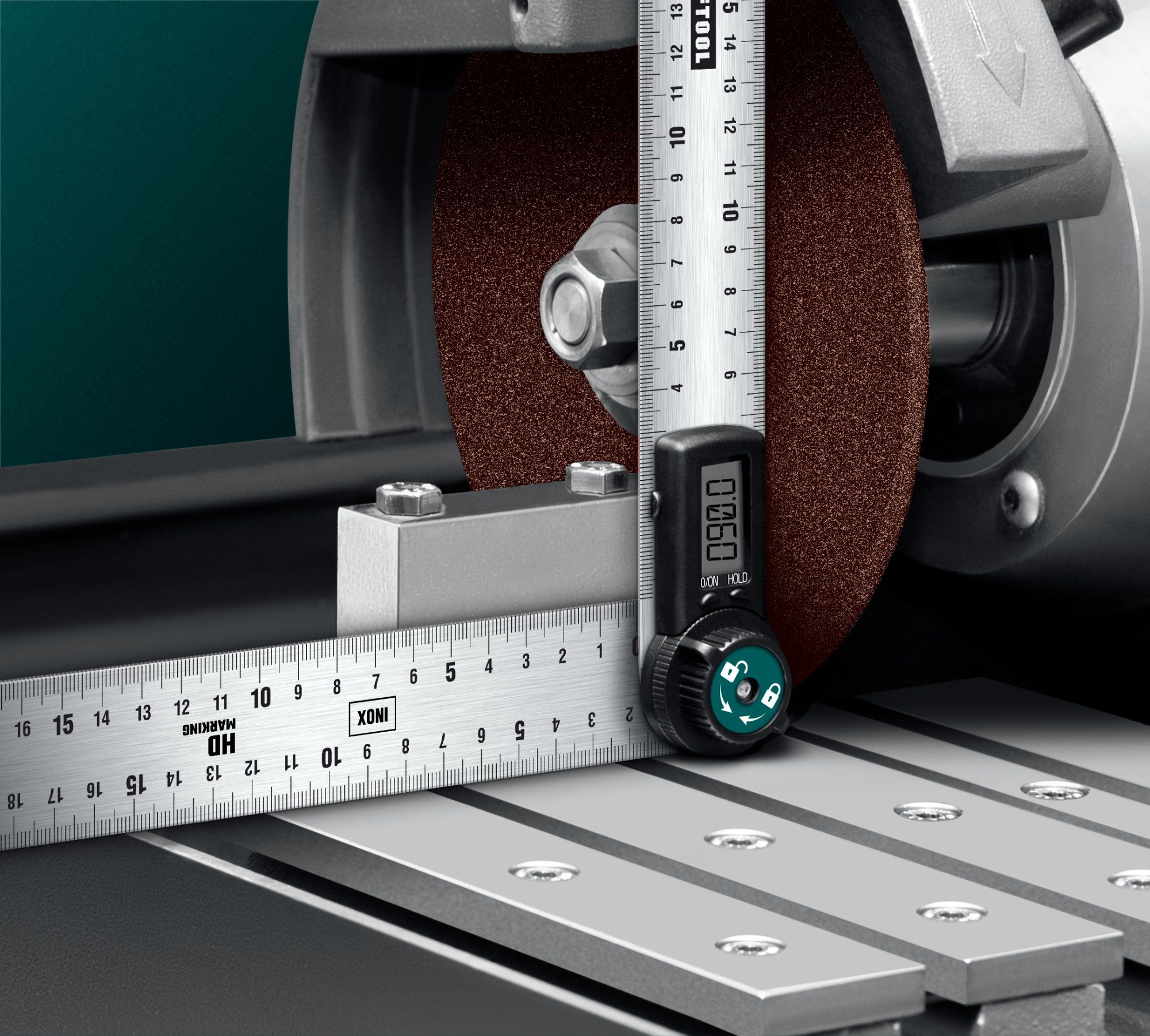 Транспортир-угломер электронный DPM-20 200 мм Kraftool 34682 - фото