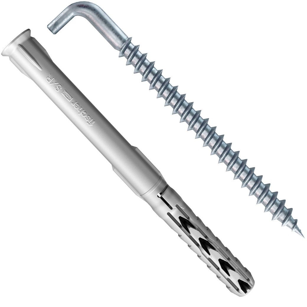 Дюбель 10х100 SXR с костылем 7х125 WH K NV Fischer 45483 - фото