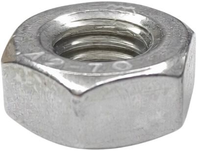 Гайка с левой мелкой резьбой М20х2 DIN 934 LH, нержавеющая сталь А2 - фото