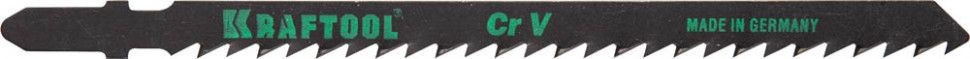 Полотно по дереву для лобзика 132/110 мм, быстрый рез T344D Kraftool 159522-4, хромованадиевая сталь, 2 шт - фото