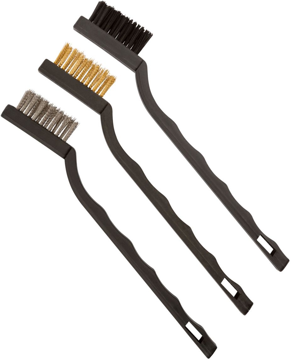 Набор ручных корщёток 175 мм КУРС 38452, 3 шт - фото