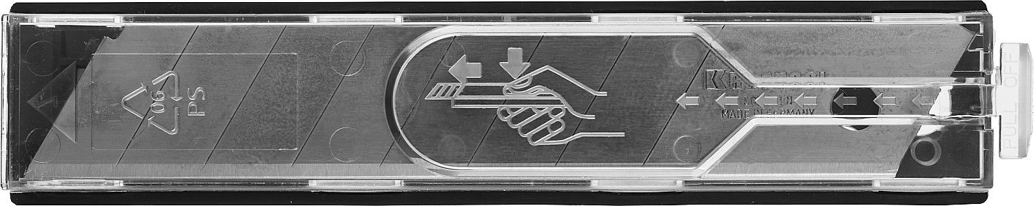 Лезвия сегментированные 18 мм 8 сегментов Solingen Kraftool 09605-18-S5, 5 шт - фото