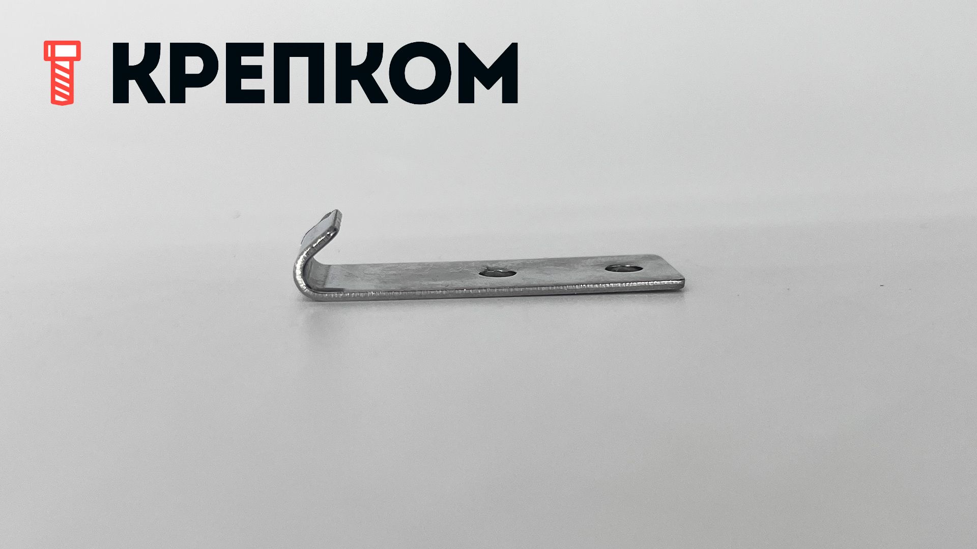 Замок-защелка лягушка L=46 B46C, нержавеющая сталь  - фото