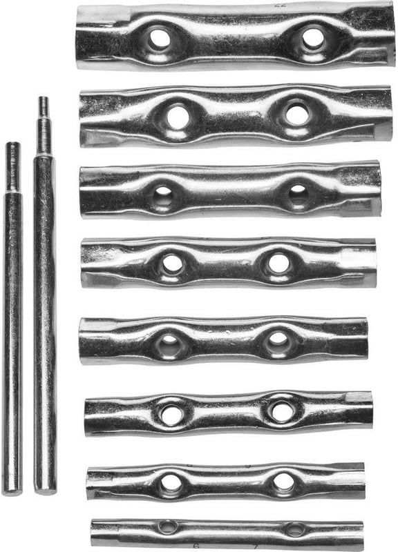 Набор ключей трубчатых 6-22 мм Stayer 2719-Н10, 10 предметов - фото