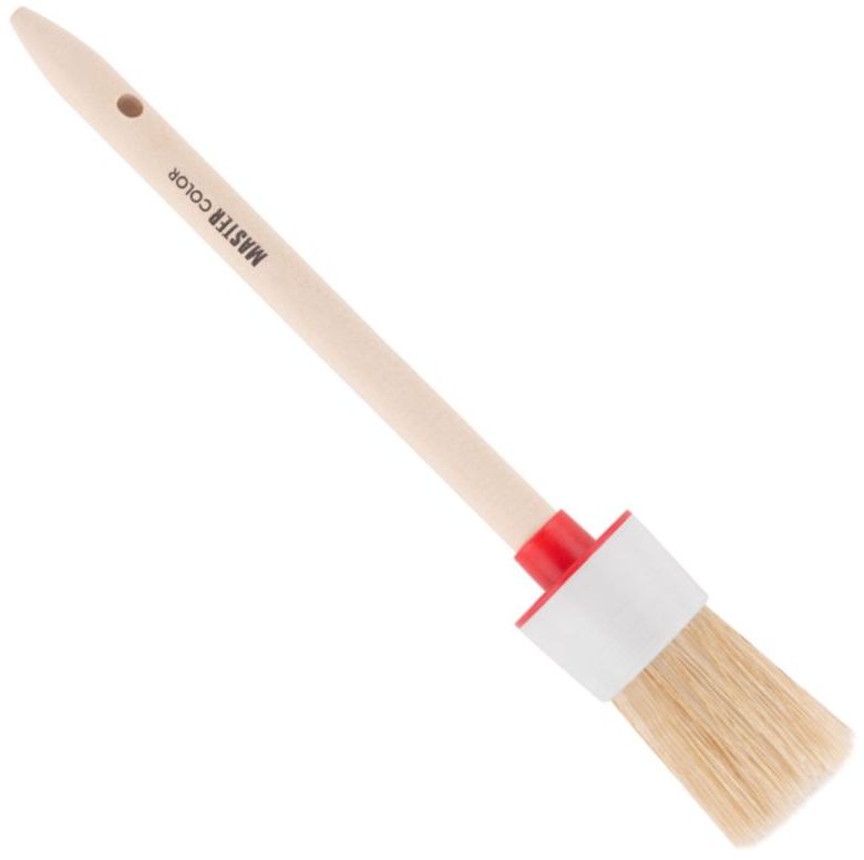 Кисть круглая 35 мм Master Color 30-0404, натуральная щетина - фото