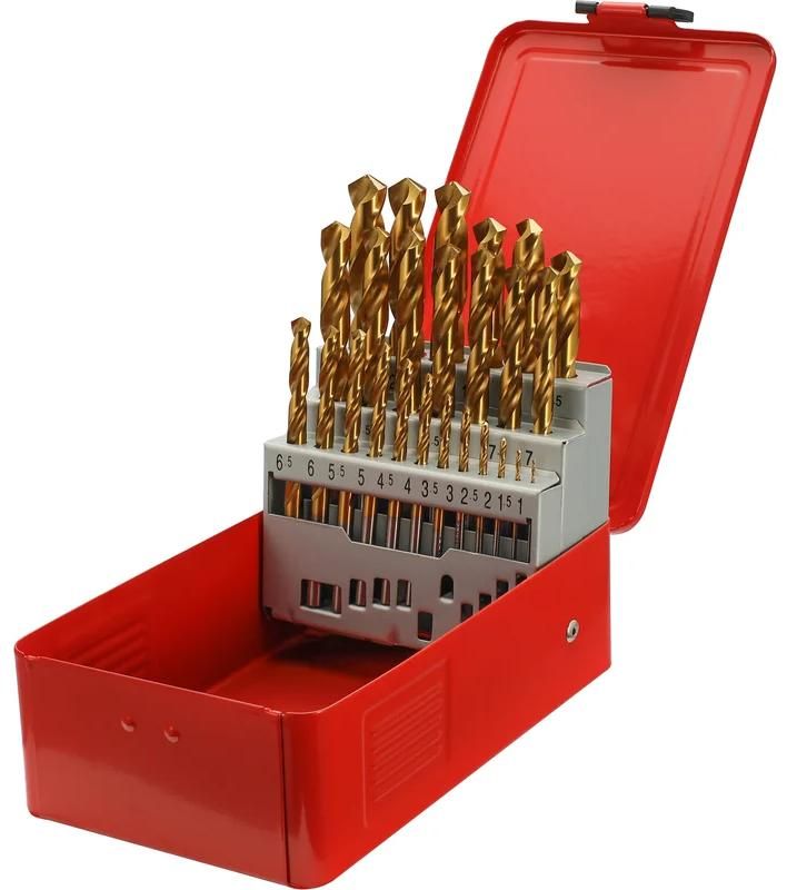 Изображение товара Набор сверл по металлу 25 шт HSS-G TiN 118° DIN 338 Pro H-Tools