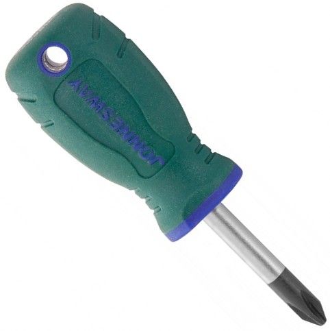 Отвертка крестовая PH1x38 мм ANTI-SLIP GRIP Jonnesway D71P138 - фото