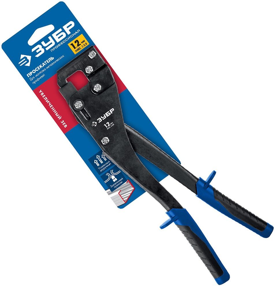 Просекатель 340 мм для монтажа металлических профилей 0,6х2 мм ЗУБР 31353 - фото