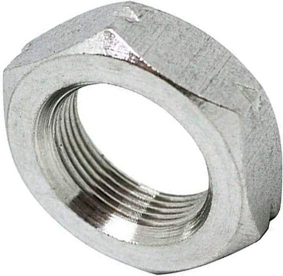 Гайка низкая с левой мелкой резьбой М16х1,5 DIN 439 LH, нержавеющая сталь А4 - фото