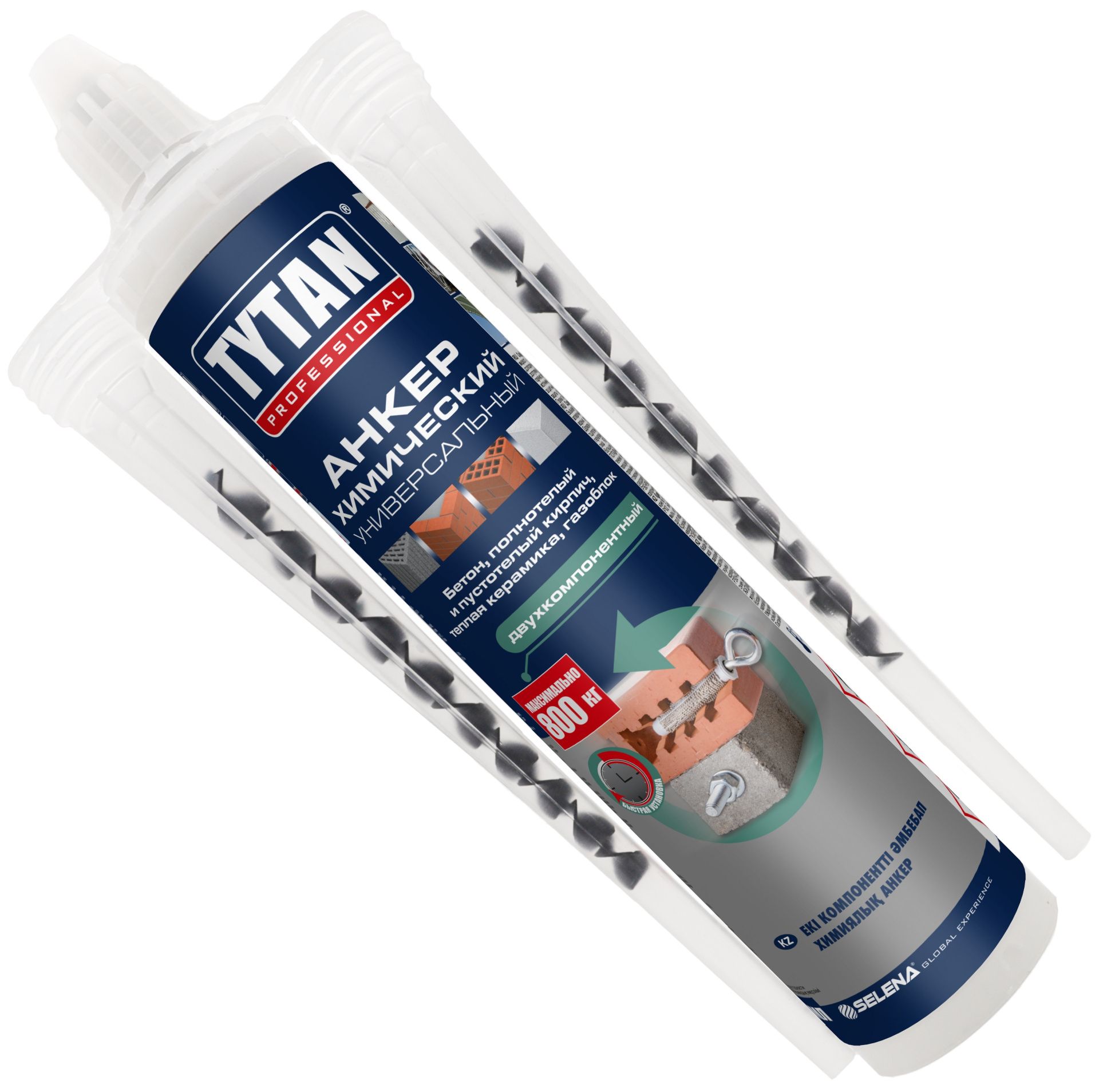 Химический анкер универсальный 300 мл TYTAN EV-I 94906, летний, полиэстер, с насадками - фото