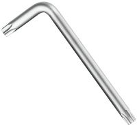 Ключ имбусовый Torx-Pin 8 Г-образный Mundial 0360.080-9, сталь Cr-V