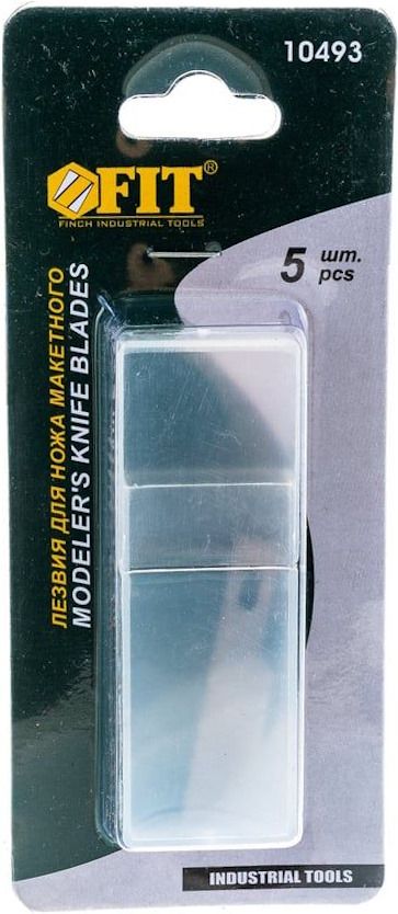 Лезвие закругленное для макетного ножа 6 мм FIT 10493, 5 шт - фото
