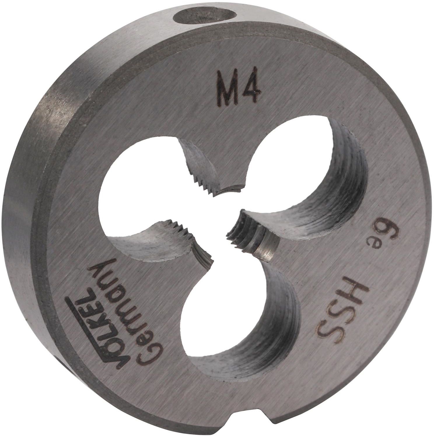 Плашка М3х0,5 мм HSS 6e Volkel DIN EN 22568 27503, метрическая резьба - фото