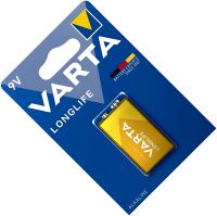 Батарейка щелочная 9V Varta Longlife 4122101411, в блистере