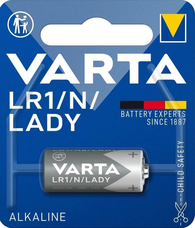 Батарейка LR1 щелочная 1,5 В Varta 4001101401М - фото