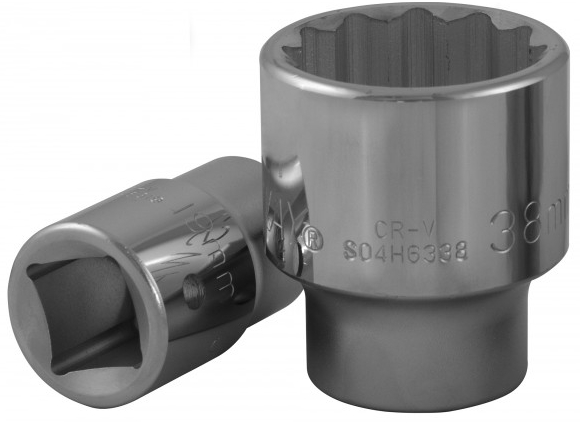 Торцевая головка 3/4"DR, 12-гранная, DIN 3124, диаметр 19 мм Jonnesway S04H6319 - фото