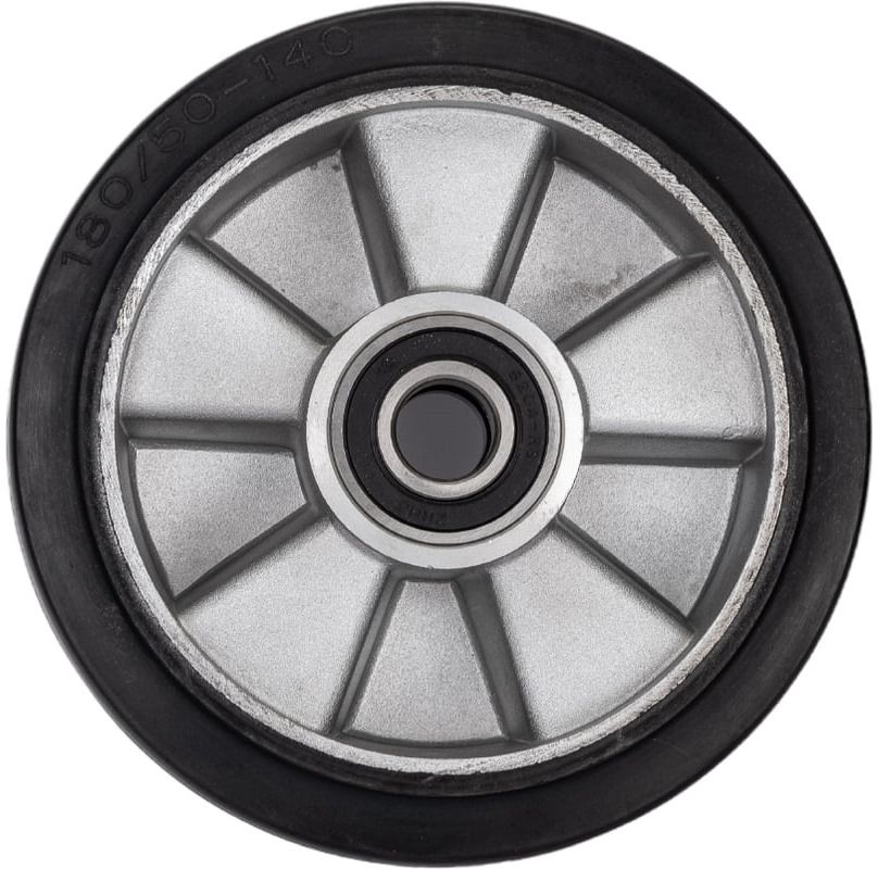 Изображение товара Резиновое колесо Longway D200 для гидравлических тележек 200 мм