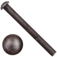 Заклепка под молоток с полукруглой головкой 2х14 мм DIN 660, сталь без покрытия