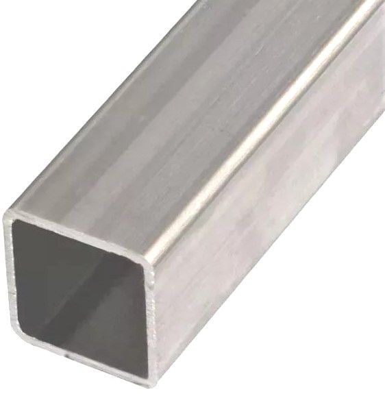 Труба профильная бесшовная 25х25x2,5 мм длина 1 м ГОСТ 9941, нержавеющая сталь 10Х17Н13М2Т - фото