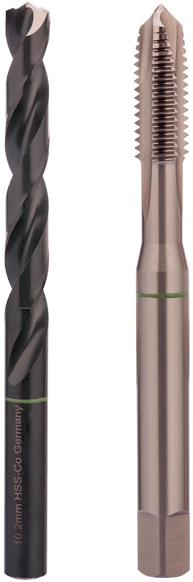 Набор резьбонарезной M3-12 HSSE DIN 371/376 Volkel 47856, 14 предметов - фото