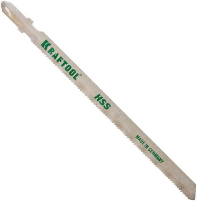 Полотно по металлу для лобзика 132/110 мм, прямой рез T318A Kraftool 159552-1,2, HSS сталь, 2 шт - фото