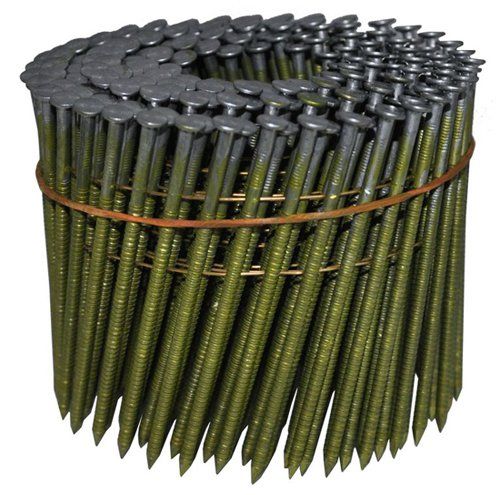 Гвоздь барабанный 2,8х70 с кольцевой накаткой (ершеный), на ленте 1000шт. - фото