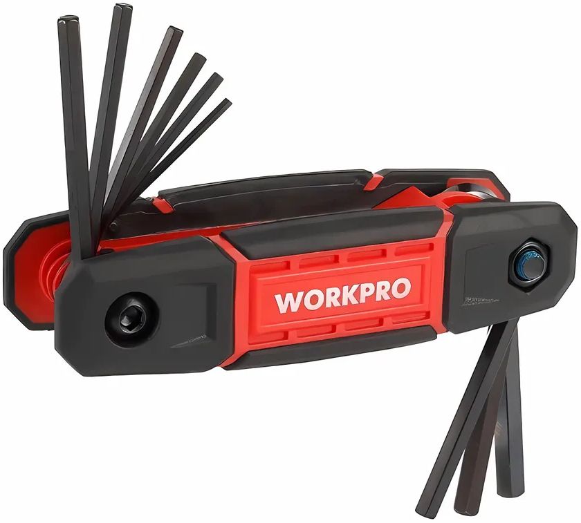 Изображение товара Набор складных шестигранных ключей SAE Workpro WP222029, 9 штук