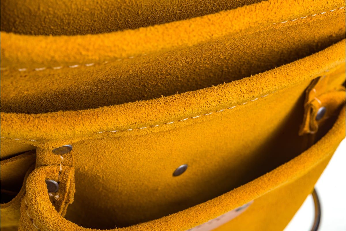 Сумка поясная для инструментов 2 скобы 10 карманов Stayer 38517 - фото