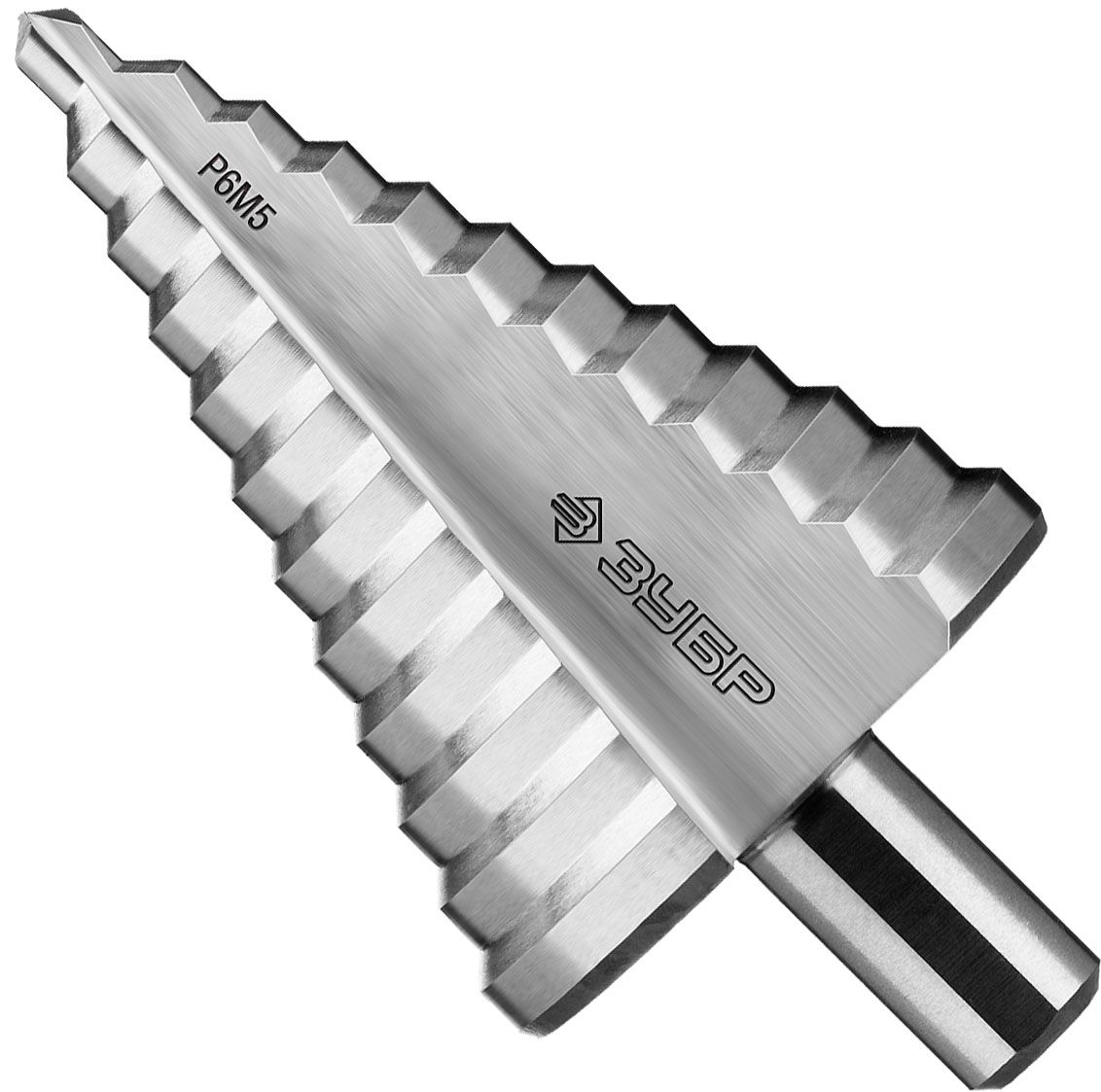 Сверло по металлу ступенчатое, 3Т хвостовик ЗУБР, сталь Р6М5 - фото