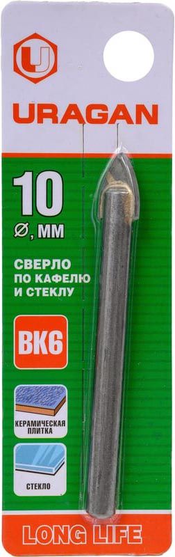 Сверло ц/х по стеклу и кафелю Uragan  - фото