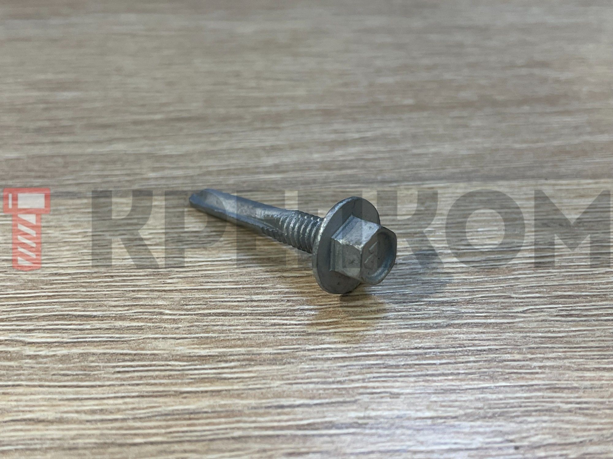 Саморезы с шестигранной головкой и прессшайбой HARPOON HW5-R для профлиста, до 12,5 мм, углеродистая сталь SAE 1022 - фото