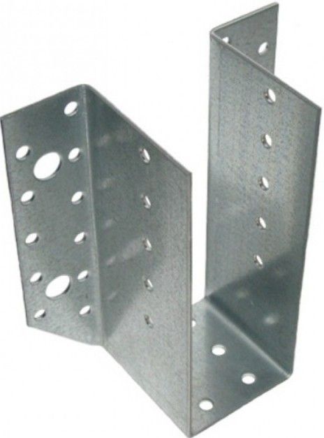 Опора бруса раскрытая OBR R 50х90х90х2 мм, горячеоцинкованная сталь - фото
