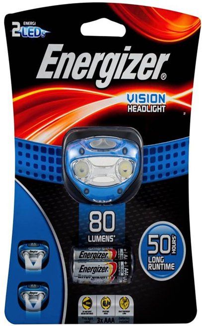 Налобный фонарь Energizer Headlight Vision 80 lumens - фото