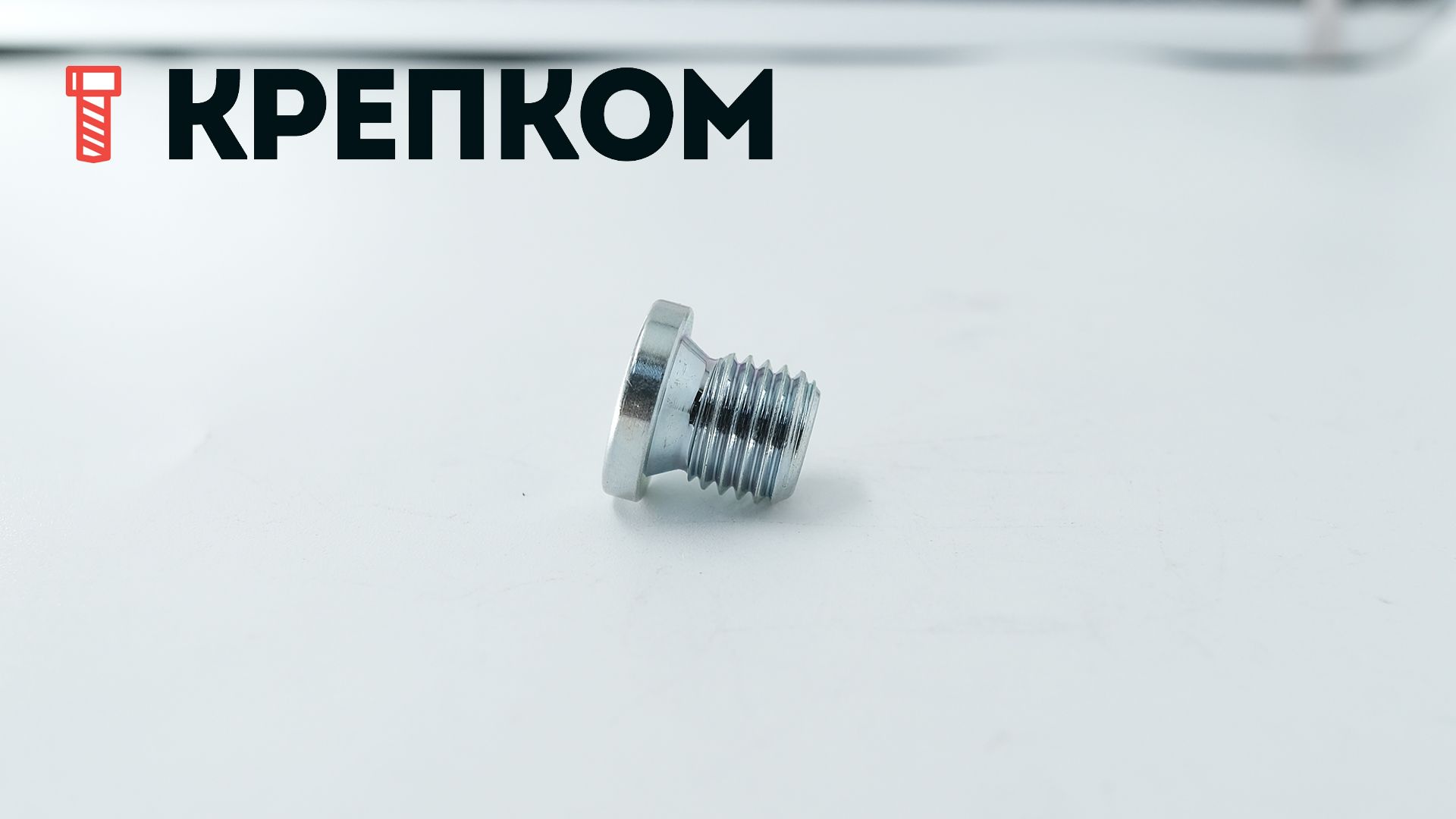 Пробка-заглушка с буртом и внутренним шестигранником DIN 908, оцинкованная сталь - фото