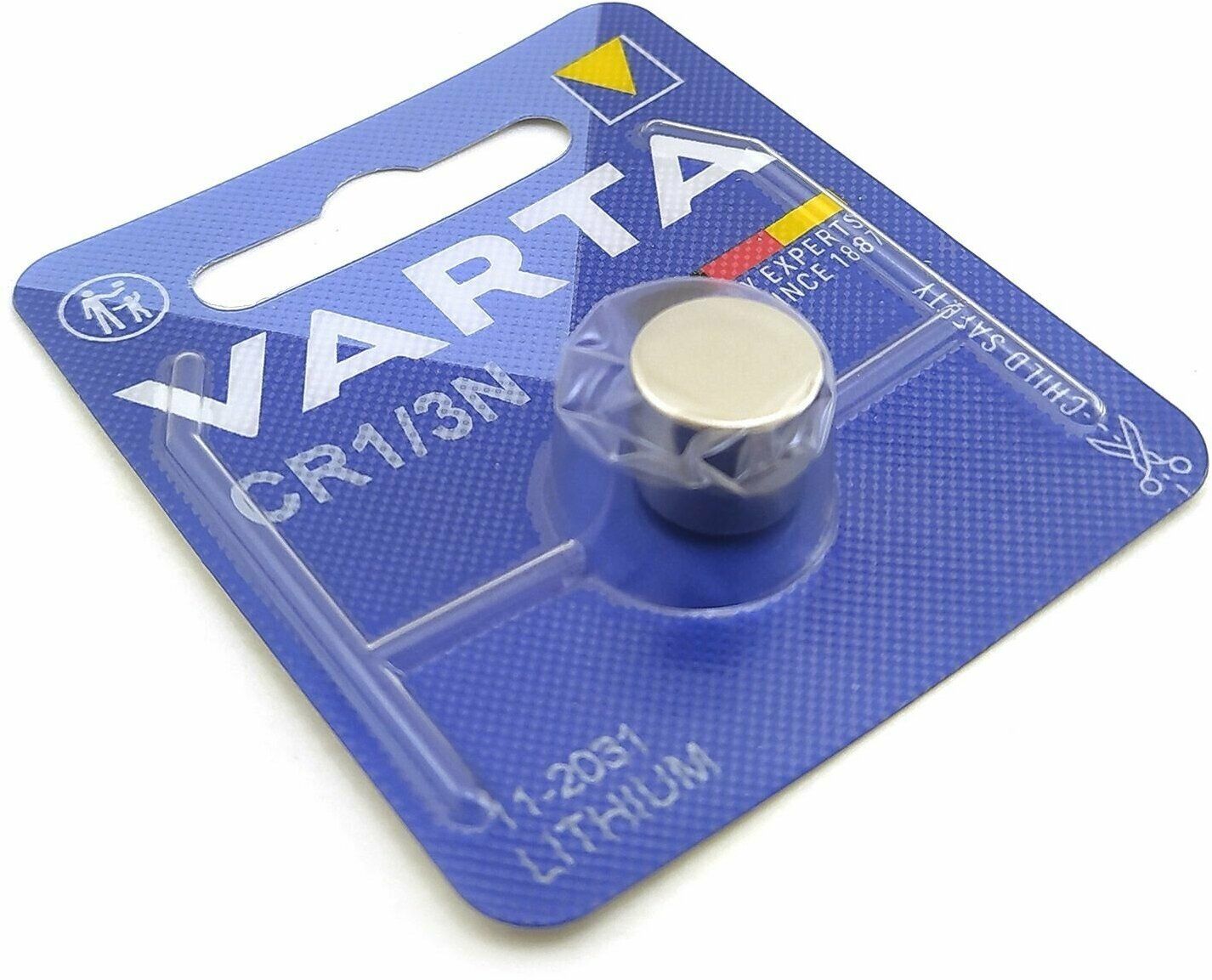 Батарейка CR 1/3N литиевая 3 В 170 мА·ч Varta Electronics - фото