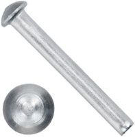 Заклепка с полукруглой головкой 2х14 DIN 660, алюминий