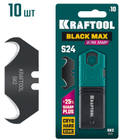 Изображение товара Лезвия крюковидные Black Max S24 Kraftool 09628-S10, 10 шт