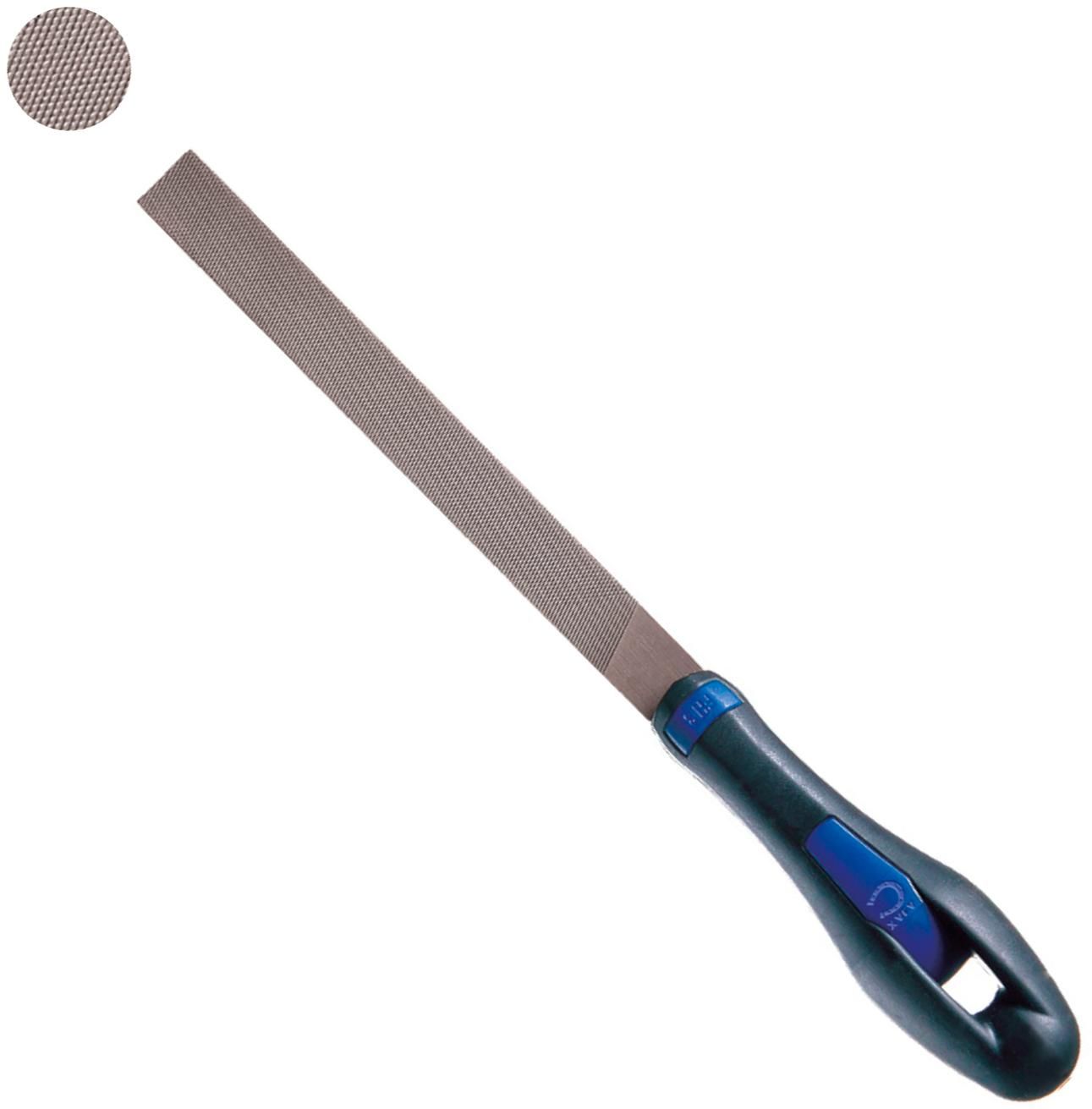 Напильник плоский AJAX PSO-E с пластиковой ручкой