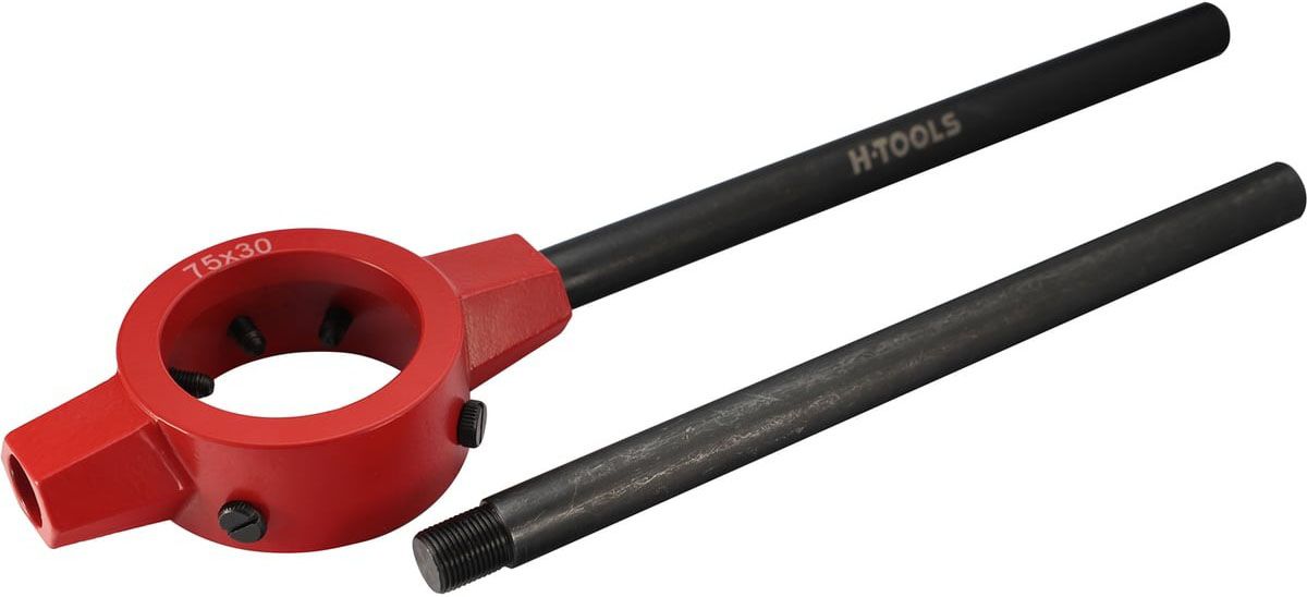 Плашкодержатель 75х30 мм M45-M52, 700 мм INOX Steel DIN225, H-Tools 08801140 - фото