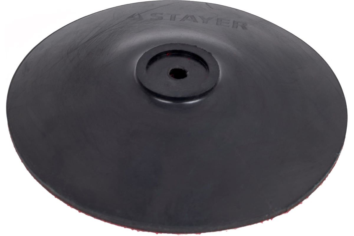 Тарелка опорная резиновая 125 мм на липучке для дрели Master Stayer 35740-125 - фото