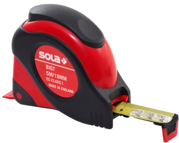 Рулетка BIG T 5 м, SOLA 50021301 - фото